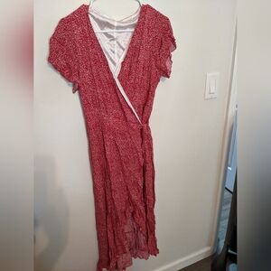 Red Wrap Dress